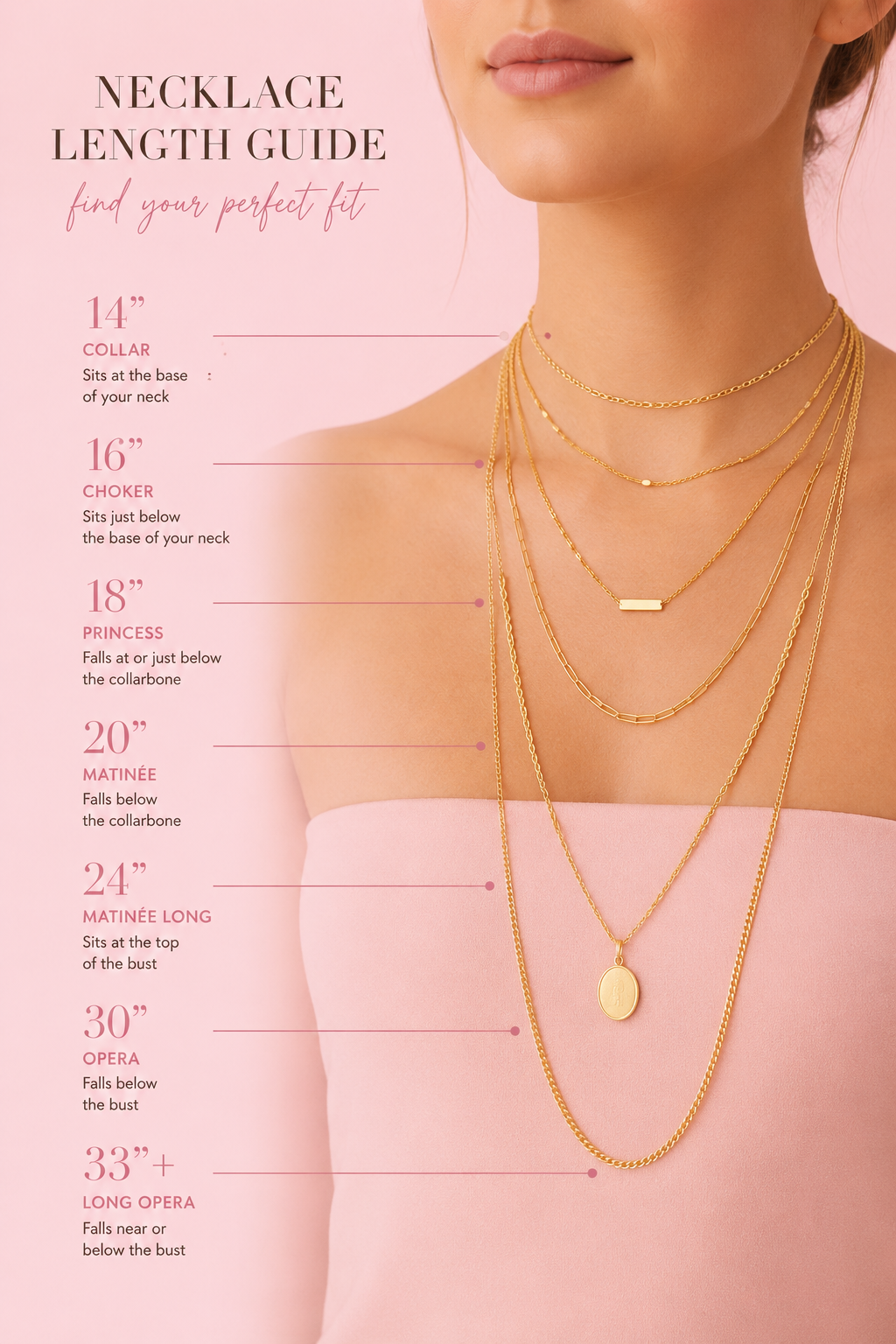 How to measure your perfect necklace size