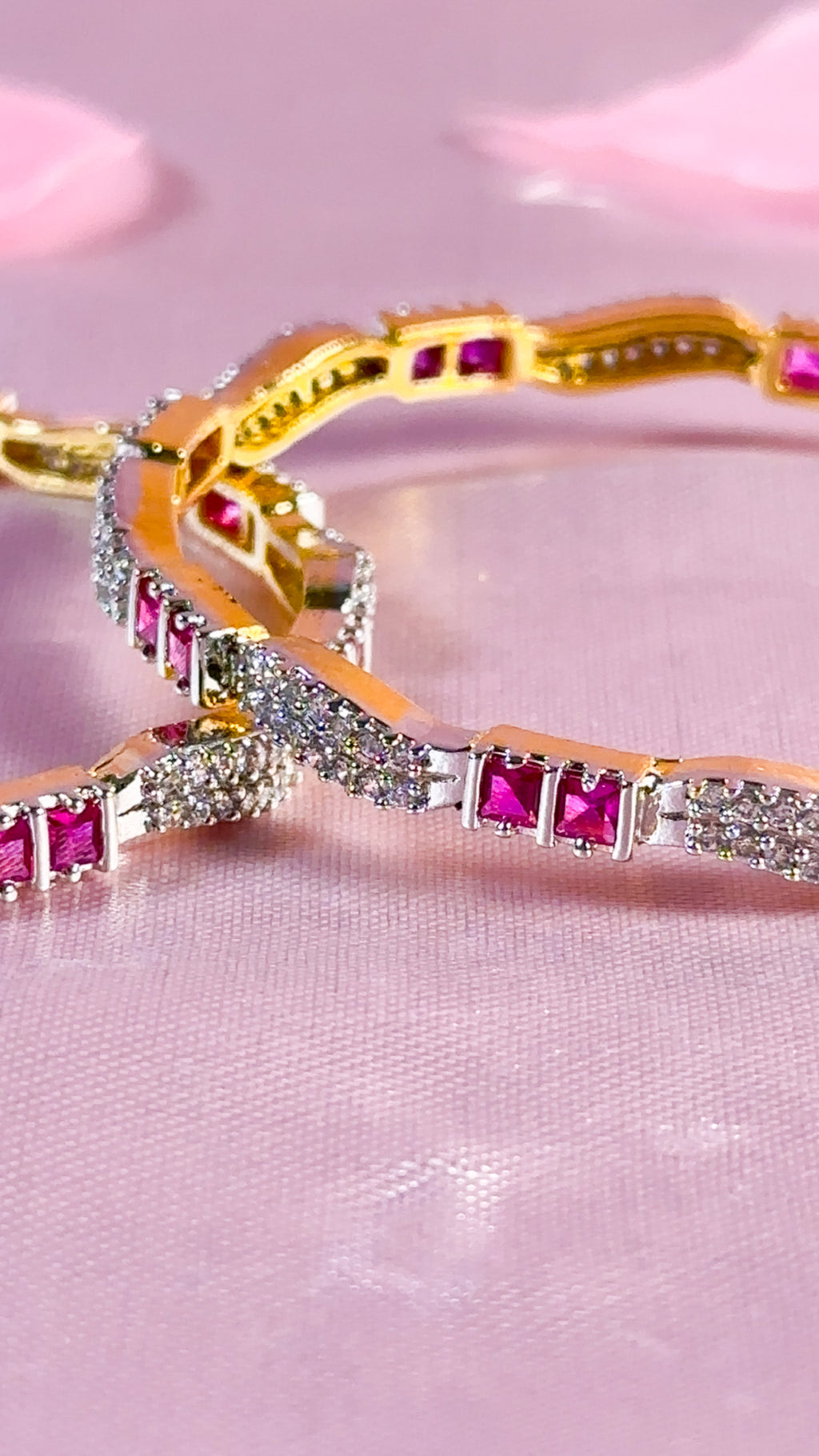 Pink Princess Bangle (size 2.4)