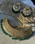 Dark Green Choker Necklace set