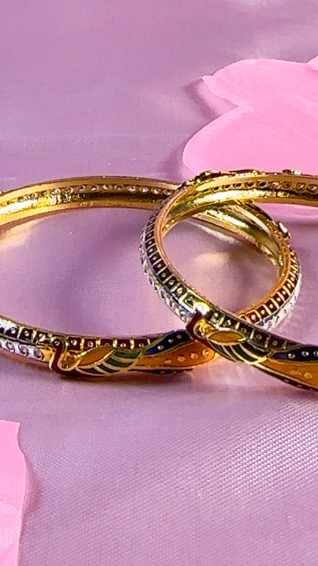Peacock Bangle (size 2.8)