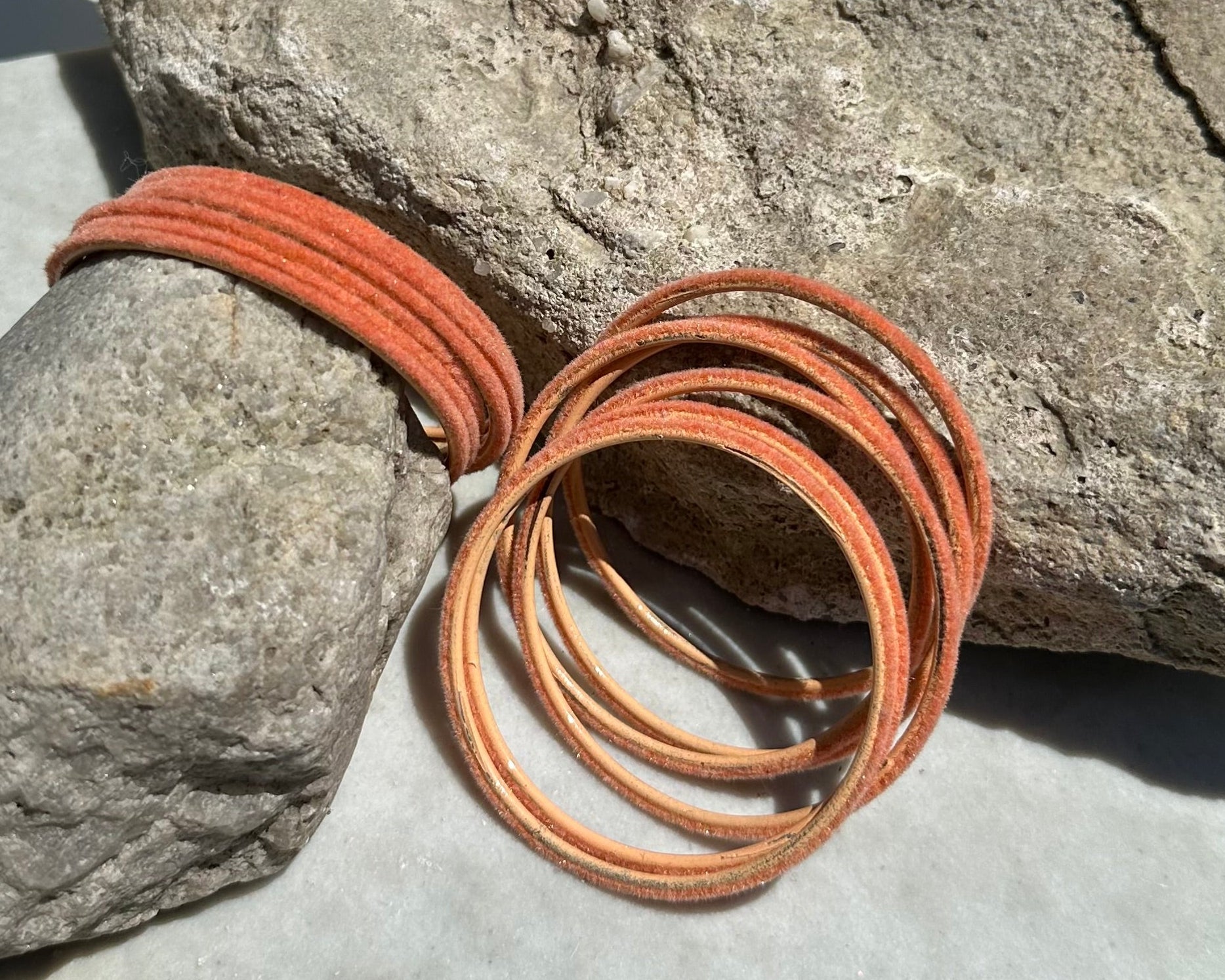 Velvet bangles size 2.4