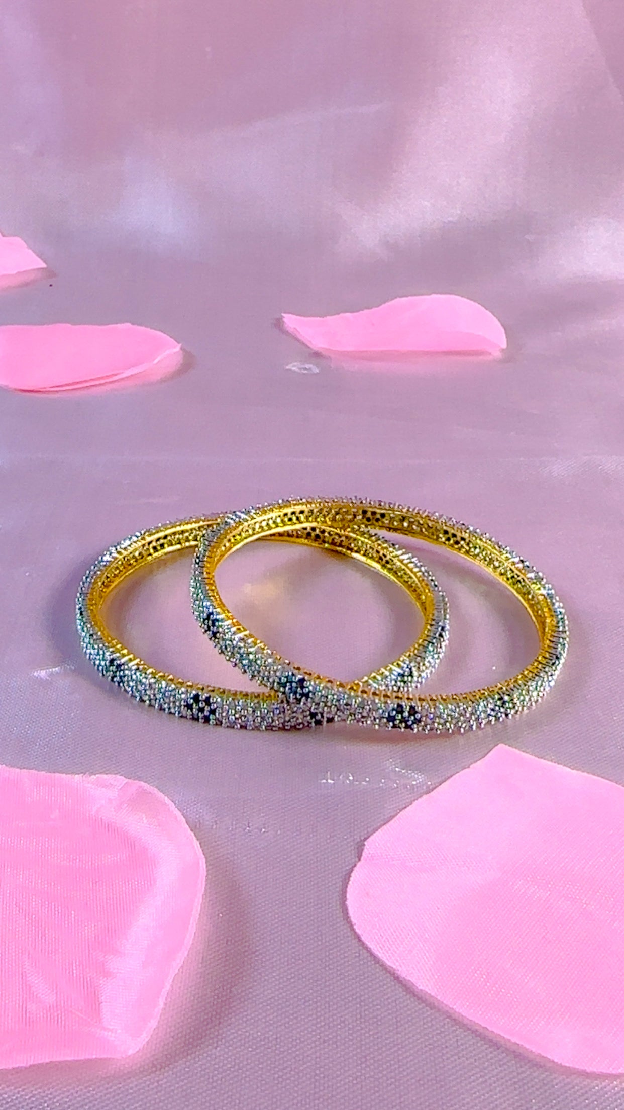 Midnight Stardust Bangles (Size 2.4)
