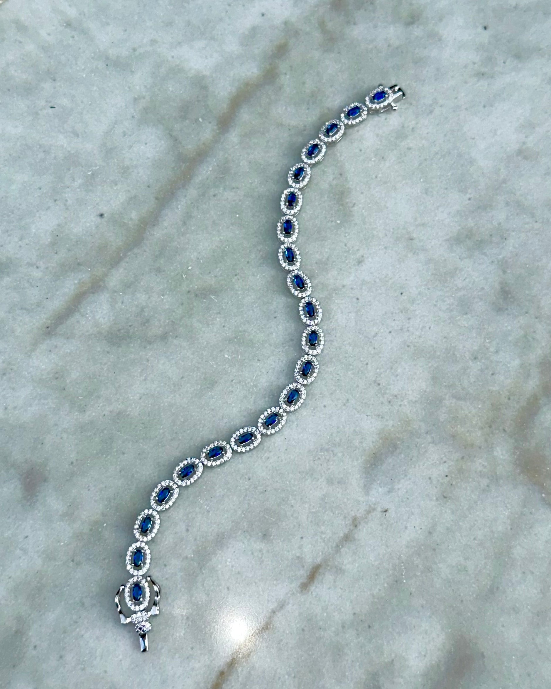 Sapphire Tennis Bracelet