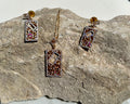 Vintage Geometric Necklace Set