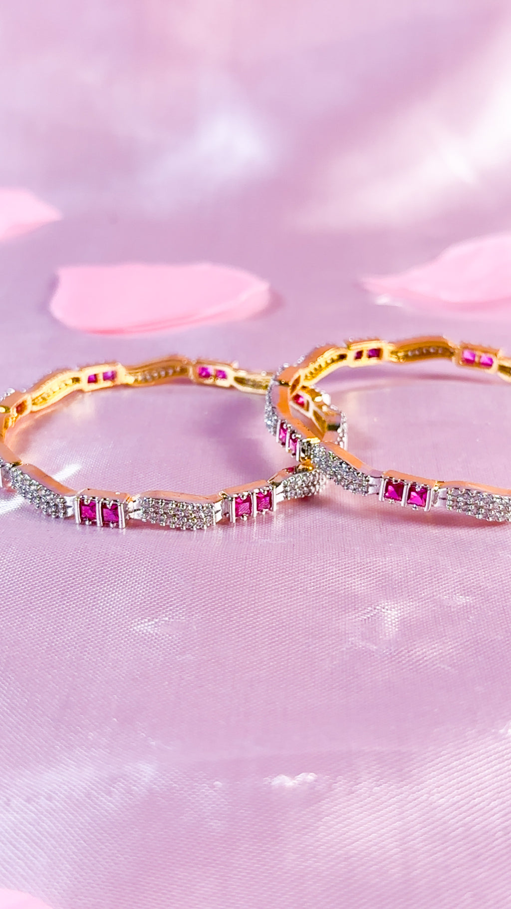 Pink Princess Bangle (size 2.4)