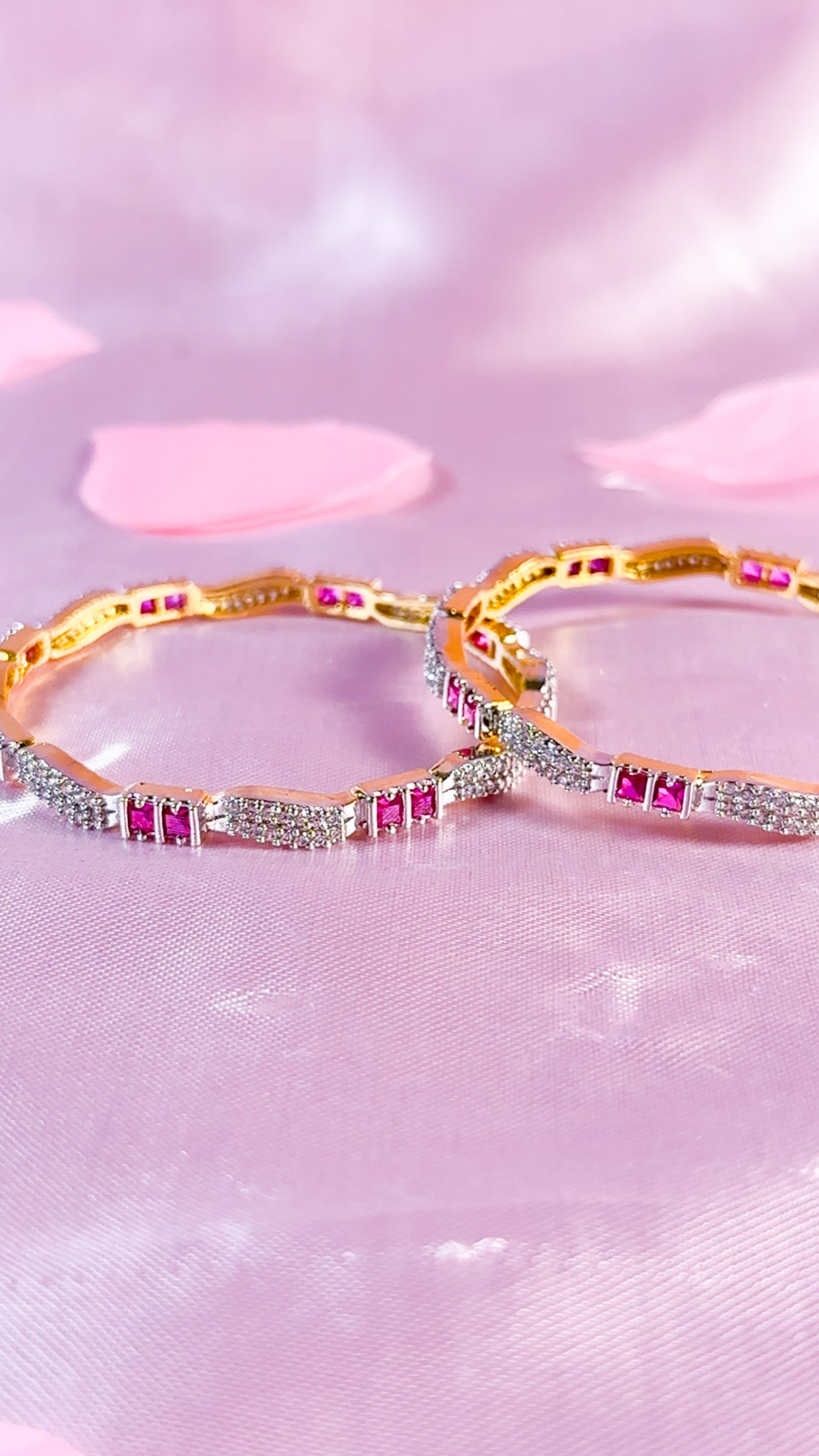 Pink Princess Bangle (size 2.4)