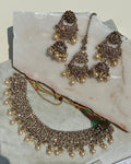 Cognac Necklace set