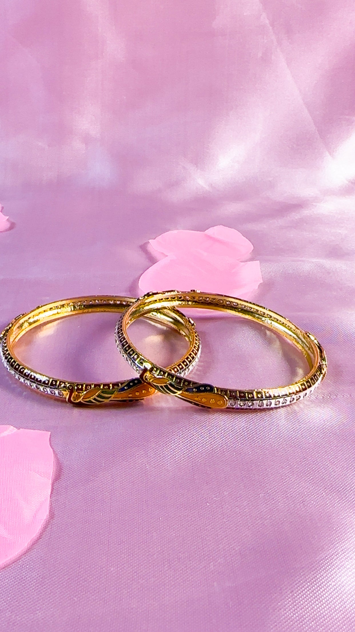 Peacock Bangle (size 2.8)