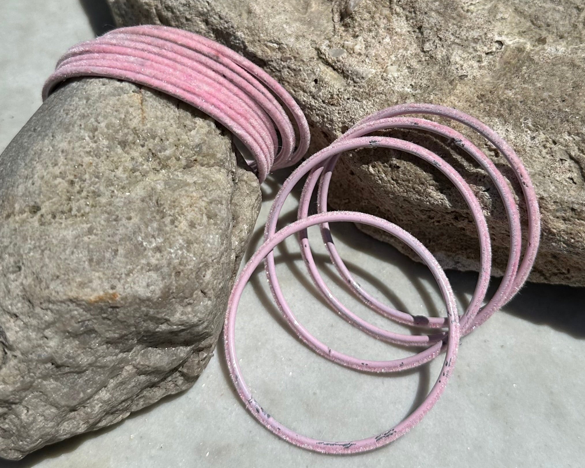 Velvet bangles size 2.4