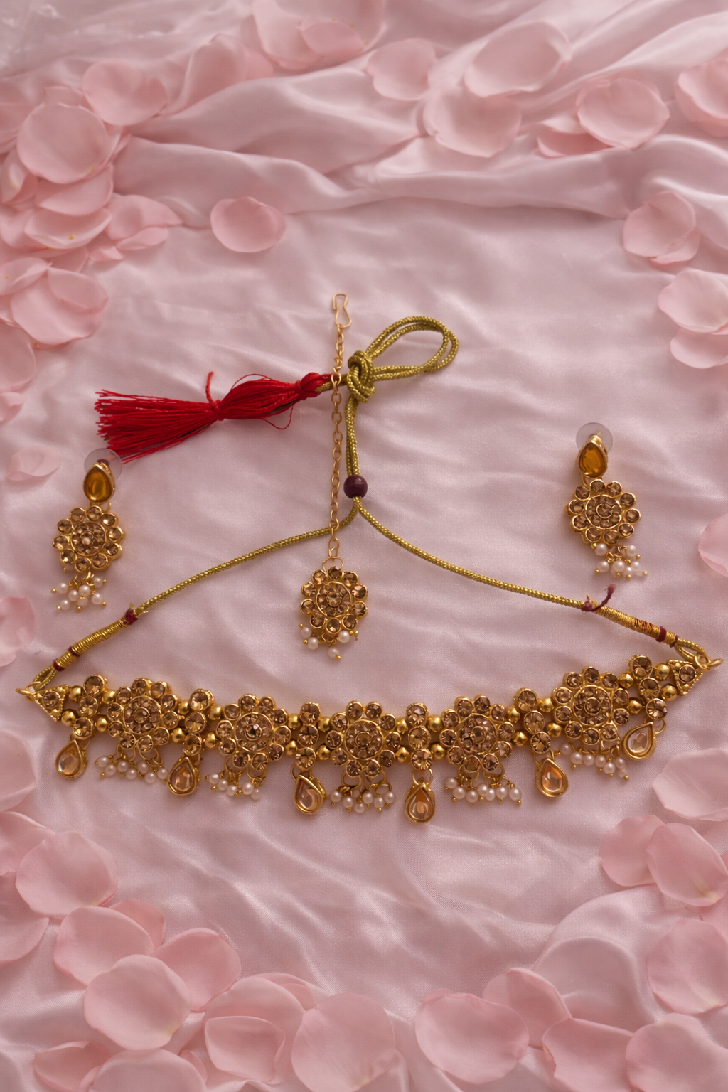 Brown Choker Set