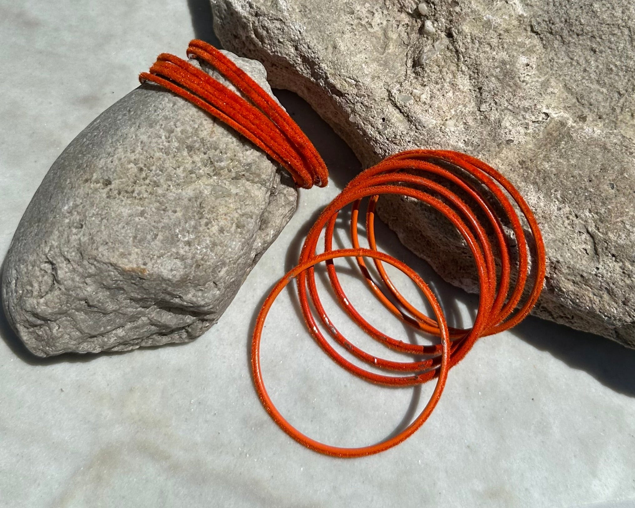 Velvet bangles size 2.4