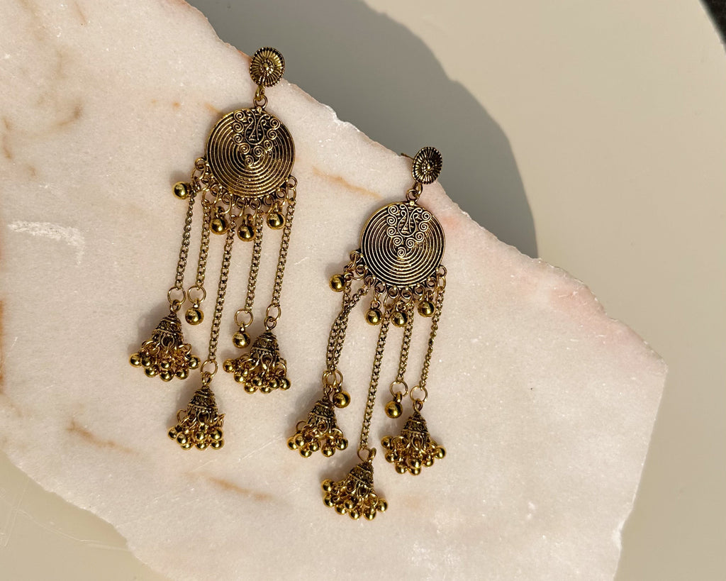 Nagma Tassel Earrings