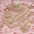 Crystle and gold Bridal set
