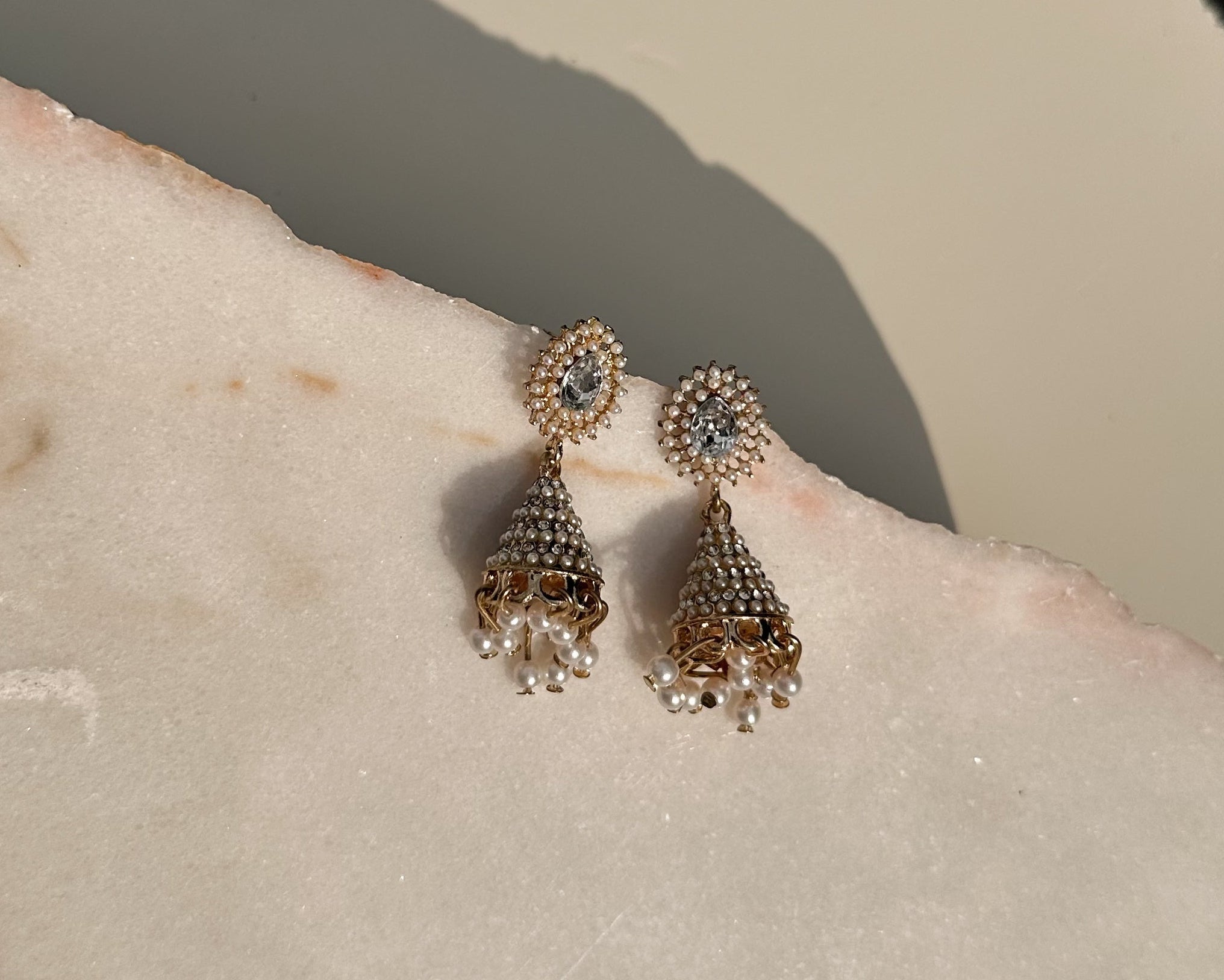 Mini pearl Jhumka