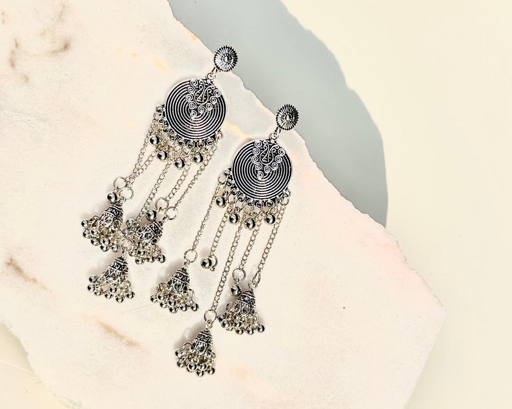 Nagma Tassel Earrings