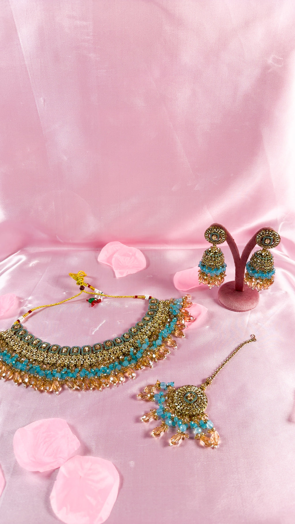 Aqua Necklace Set