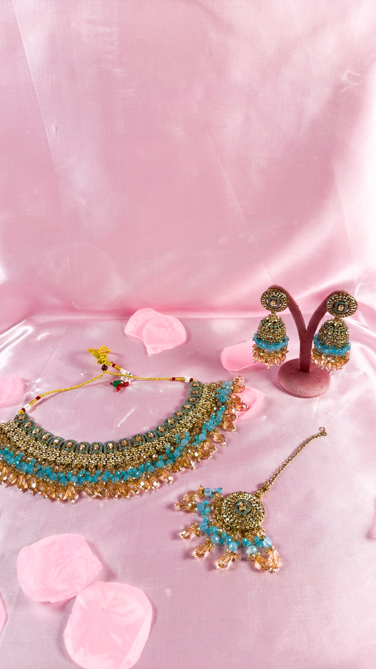 Aqua Necklace Set