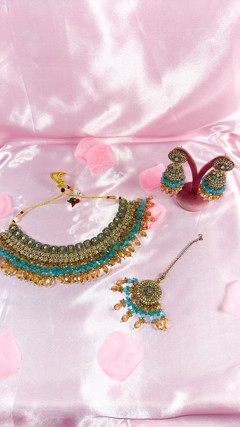 Aqua Necklace Set