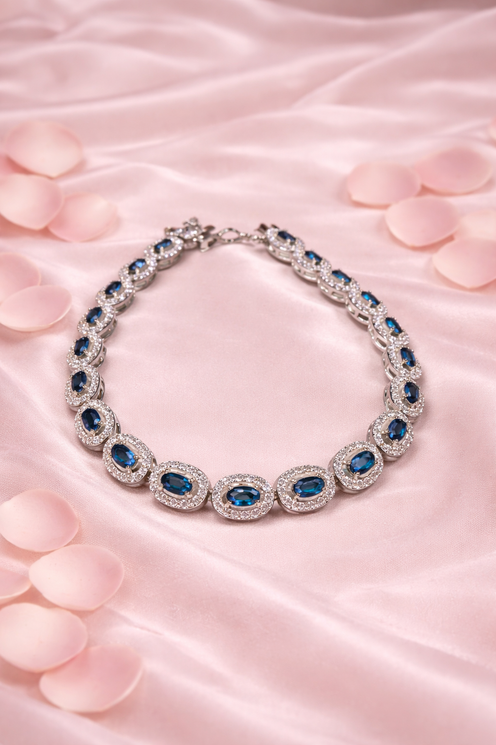 Sapphire Tennis Bracelet (7 inch)