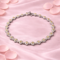 Yellow Stone Tennis Bracelet (7 inch)