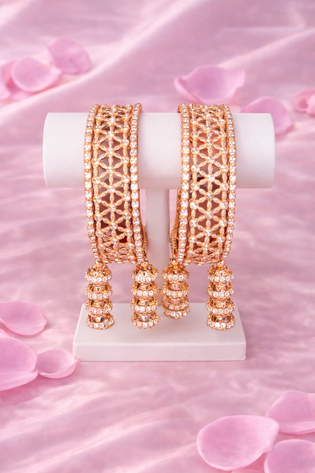 Jhumka Bangle Set