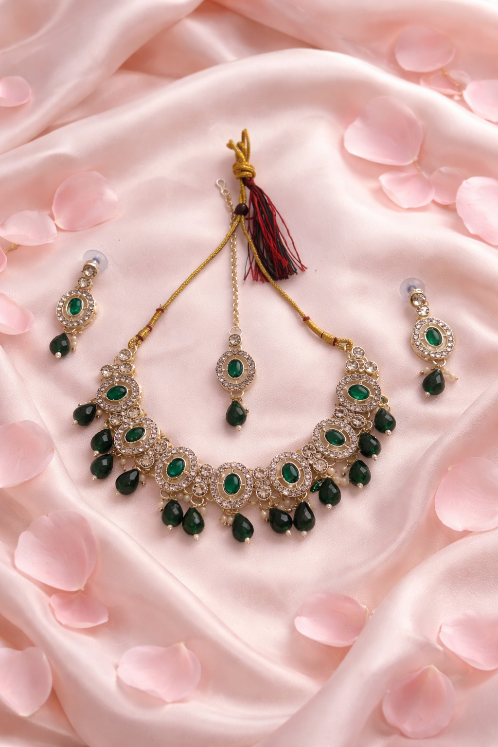 Green Necklace Set