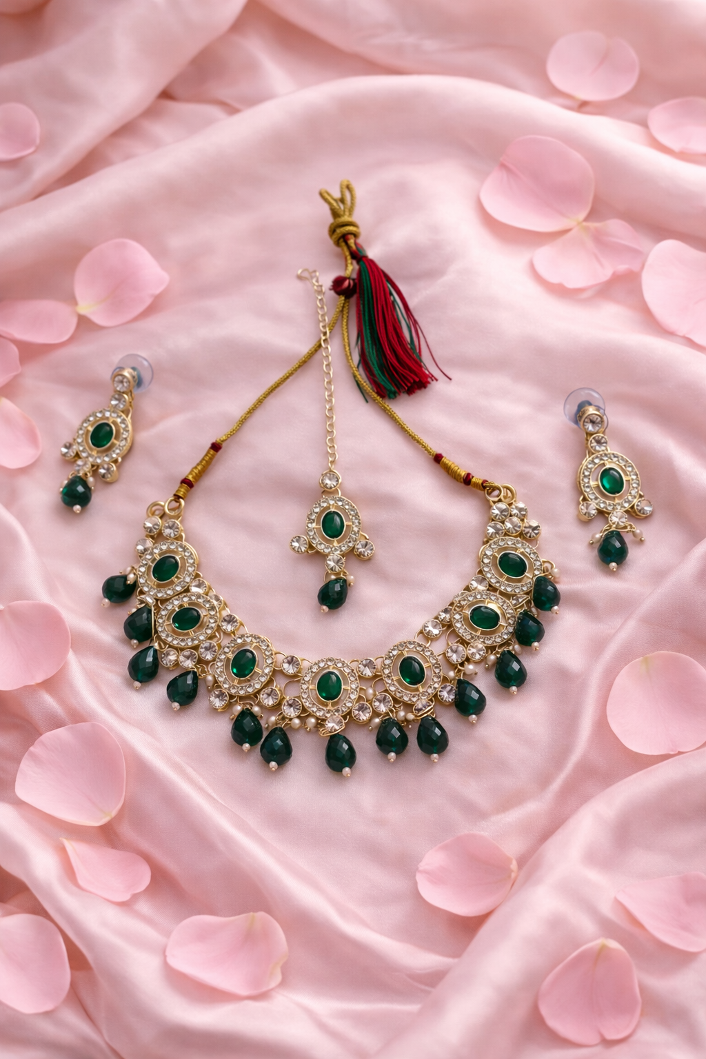 Green Necklace Set